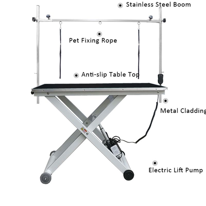 Meja Perawatan Anjing Stainless Steel Hewan N-108