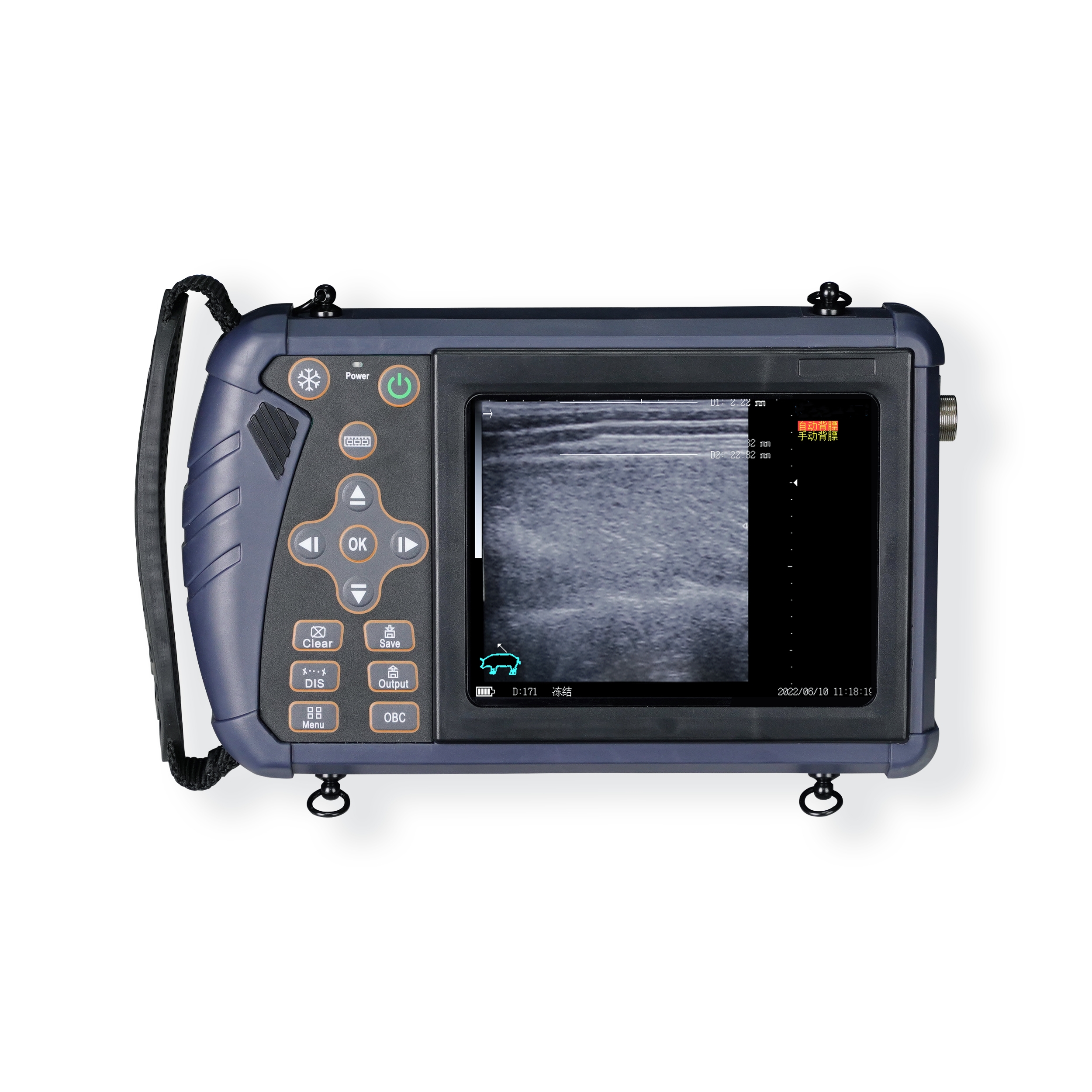 Pemindai Ultrasound Genggam Hewan Multifungsi CBV-S1