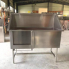 Stasiun Cuci Anjing Bak Mandi Hewan Peliharaan Stainless Steel PLXYC-03