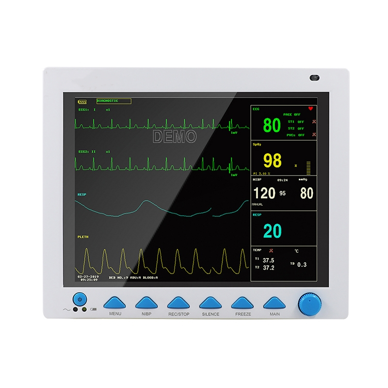 Monitor Hewan Multiparameter Portabel 12,1 Inci CMS8000VET