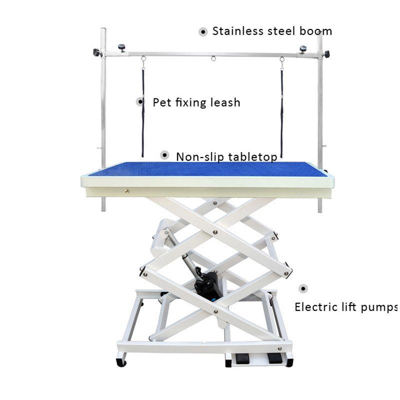 Meja Perawatan Anjing Peliharaan Listrik Stainless Steel N-109A